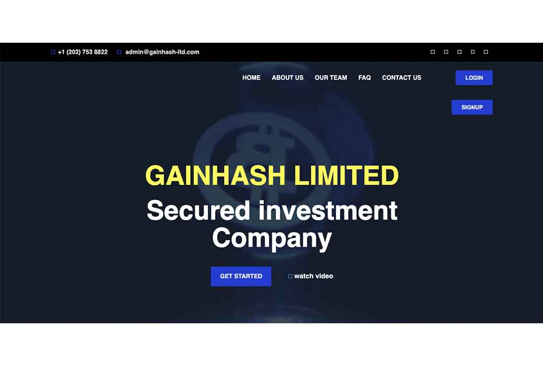 Отзывы о Gainhash Limited и проверка доменов — Обман?
